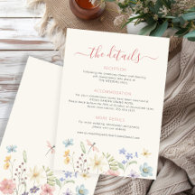 Wildflower spring summer garden wedding details