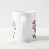 Wildflower Stained Glass ジャンボコーヒーマグカップ (裏面)