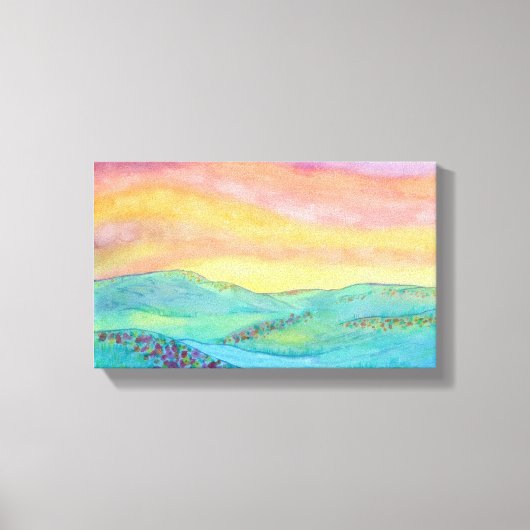 Wildflower Sun キャンバスプリント (正面)