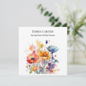 Wildflower Symphony: Colorful Spring Watercolor  (スタンド正面)