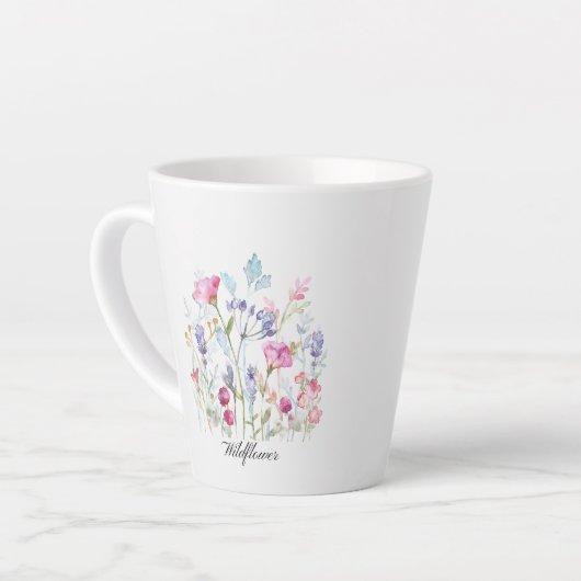 Wildflower Tasse カフェラテマグ (左アングル)
