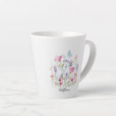 Wildflower Tasse カフェラテマグ (右アングル)