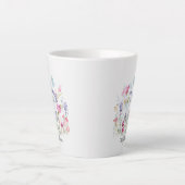Wildflower Tasse カフェラテマグ (正面)