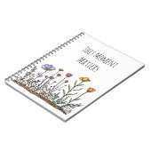 Wildflower "This Moments"スパイラルノート ノートブック (左側)