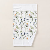 Wildflower Watercolor Bath Towel Set バスタオルセット (ハンドタオル)