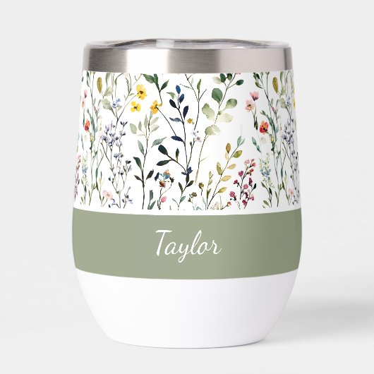 Wildflower Watercolor Botanical Name (背面)