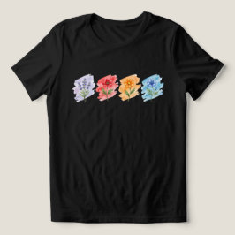 Wildflower Watercolor T-Shirt  トライブレンドＴシャツ