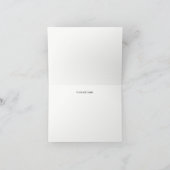 Wildflower watercolor Will You Be My Bridesmaid 招待状 (内部)