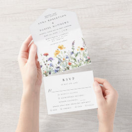 Wildflower Wedding オールインワン招待状