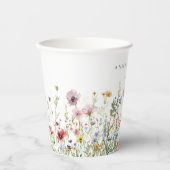 Wildflower Wedding 紙コップ (正面)