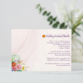 Wildflower Wedding Detail  エンクロージャーカード (スタンド正面)