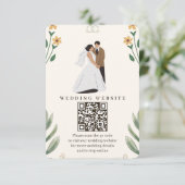 Wildflower Wedding Enclosure Card  エンクロージャーカード (スタンド正面)
