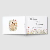 Wildflower+Wedding+Guestbook+with+Photo ゲストブック (全面)