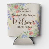 Wildflower Wedding Huggie 缶クーラー (正面)