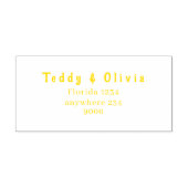 Wildflower Wedding Invitation セルフインキングスタンプ (デザイン)