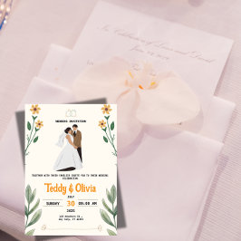 Wildflower Wedding Invitation 招待状