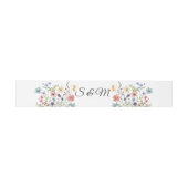Wildflower  Wedding Invitation Belly Band 招待状ベリーバンド (フラット)