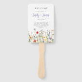 Wildflower Wedding Program ハンドファン (正面)