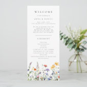 Wildflower Wedding Program プログラム (スタンド正面)
