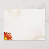 Wildflower Wedding Reception エンクロージャーカード (裏面)