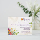 Wildflower Wedding Reception エンクロージャーカード (スタンド正面)