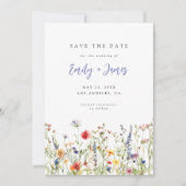 Wildflower Wedding Save The Date セーブザデート (正面)