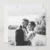 Wildflower Wedding Save the Date 招待状 (裏面)