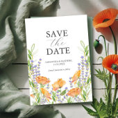 Wildflower Wedding Theme Save The 招待状