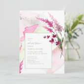 Wildflower Wedding Watercolor Shower フクシア ID954 (スタンド正面)