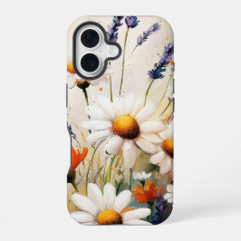 Wildflower Whimsy – コテージコア フラワー柄フォンケース iPhone 16ケース