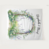 Wildflower Whimsy Backdrop タペストリー (正面(横))