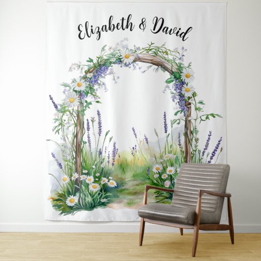 Wildflower Whimsy Backdrop タペストリー (インサイチュ)
