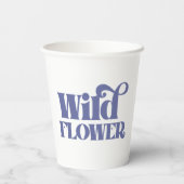 Wildflower Wild One 1st birthday  紙コップ (裏面)