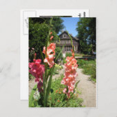 Wildflower WoodsのGene Stratton Porter's House ポストカード (正面/裏面)