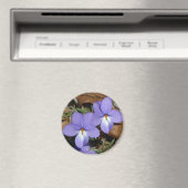 WildFlowers鳥 – 足バイオレットIIIギフト&アパレル マグネット (インサイチュ (食洗機))