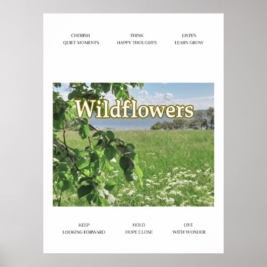 Wildflowers ポスター (正面)
