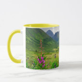 Wildflowers Alaskan Valley マグカップ (左)