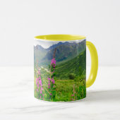 Wildflowers Alaskan Valley マグカップ (正面右)