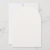 Wildflowers and Bugs Minimalist Baby Shower 招待状 (裏面)