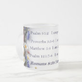 Wildflowers and Scriptures 11oz Ceramic mug Colors フロストグラスマグカップ (正面左)