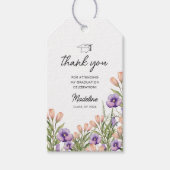 Wildflowers Arch Photo Graduate Thank You ギフトタグ (正面)