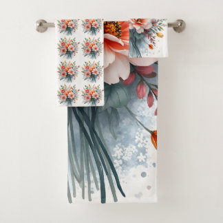Wildflowers Beautiful Popular Luxury Collection バスタオルセット