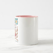 Wildflowers Bible Verse  ツートーンマグカップ (中央)