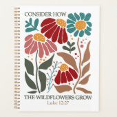 Wildflowers Bible Verse  プランナー手帳 (正面)
