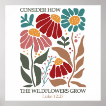 Wildflowers Bible Verse 