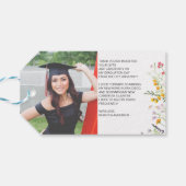 Wildflowers boho Graduationありがとうございました ギフトタグ (裏面横)