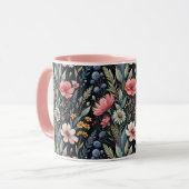 Wildflowers Botanical Inspiration  マグカップ (正面左)