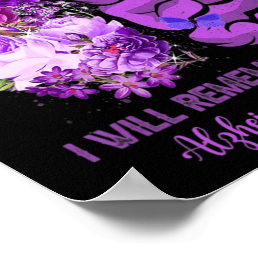 Wildflowers Brain Remember For You Alzheimer ポスター (角)