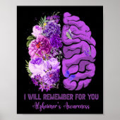 Wildflowers Brain Remember For You Alzheimer ポスター (正面)