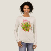 Wildflowers Bunch with Text トライブレンドＴシャツ (正面全体)